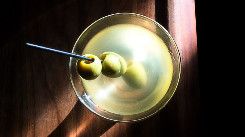 Dirty Martini from above