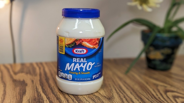 Kraft mayo jar