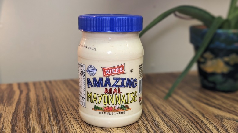 Mike's Amazing mayo jar