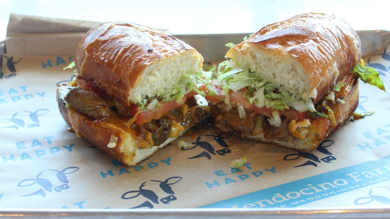 Mendocino Farms Peruvian Steak sandwich