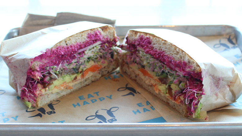 Mendocino Farms Happy Hippie sandwich