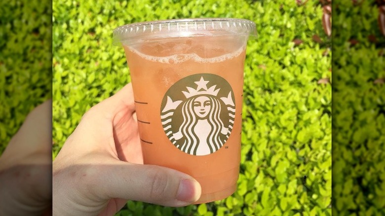 Iced Shaken Peach Oolong Tea