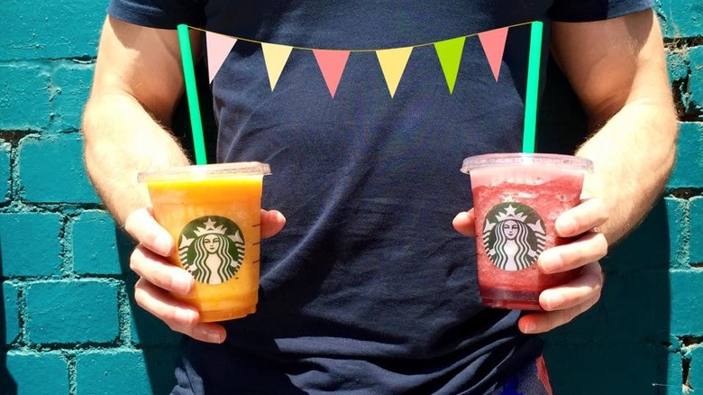 fruity Frappuccino drinks