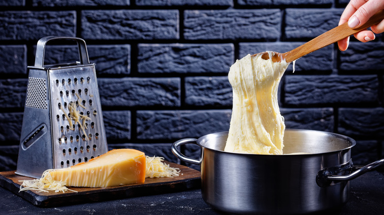 The iconic Pommes Aligot stretch