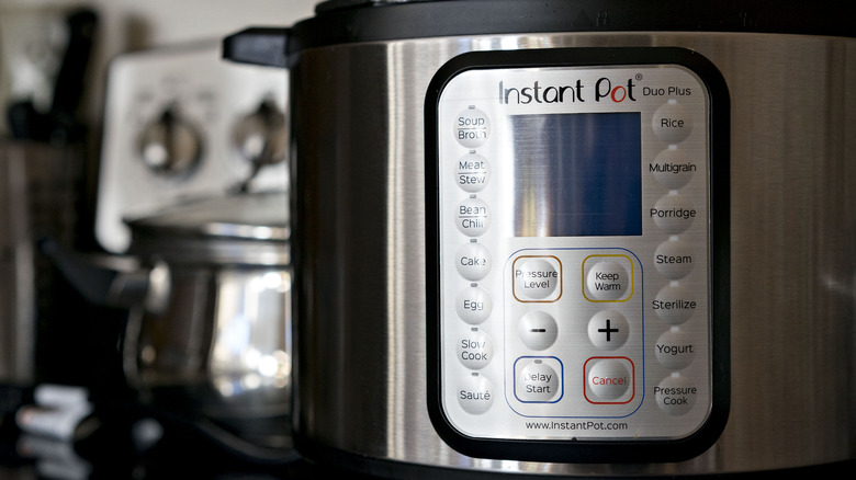 Instant pot on counter