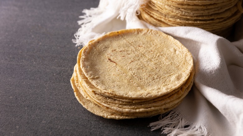 Tortillas made of masa harina