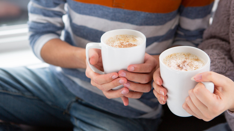 foam on hot chocolate