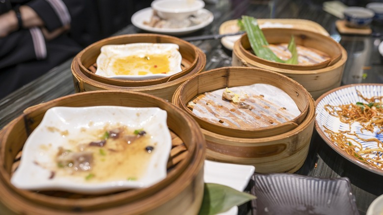 Empty dim sum table