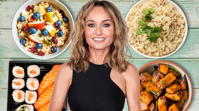 Giada De Laurentiis with favorite foods