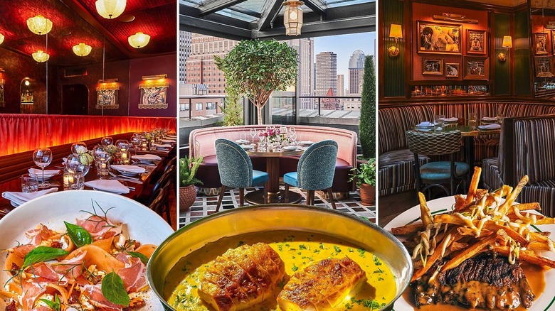 NYC restaurants with dishes at forefront