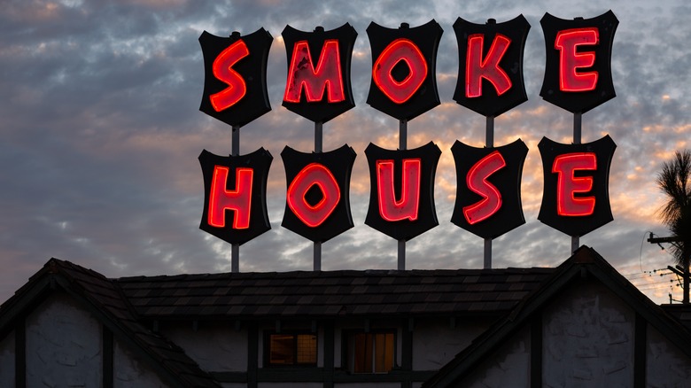 The Smoke House sign