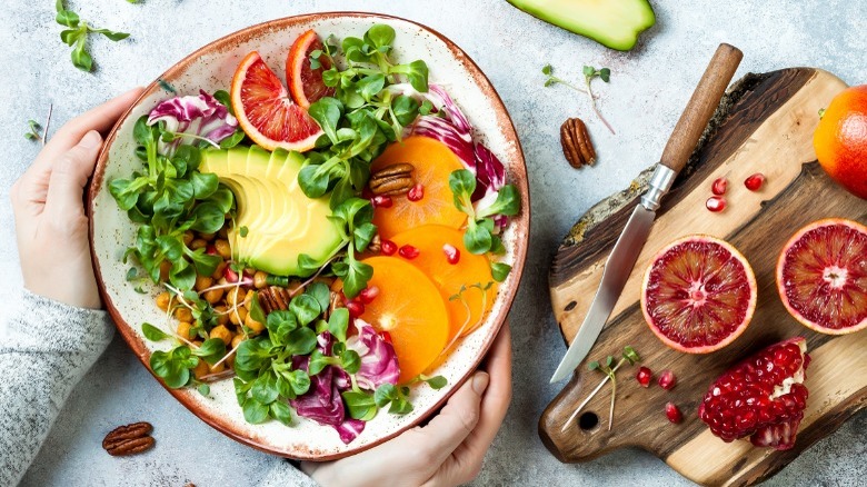 Elegant Buddha bowl arrangement