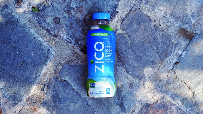 Bottle of Zico coconut water