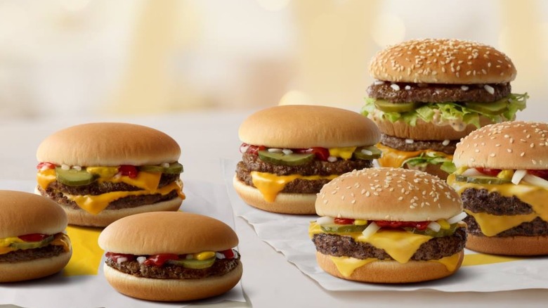 McDonald's cheeseburger options