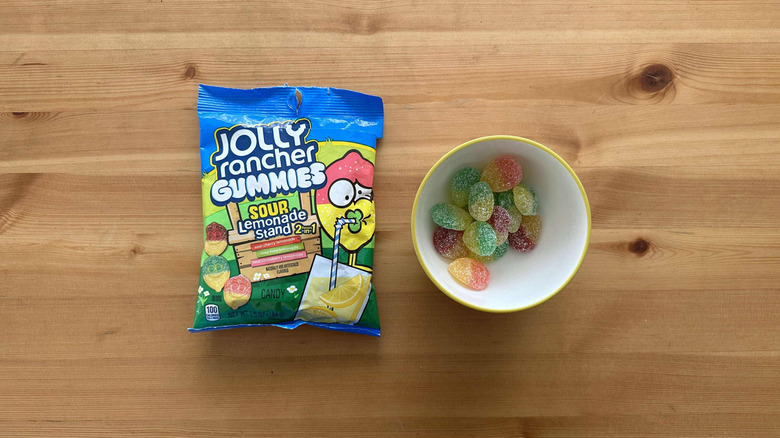 Jolly Rancher Gummies on table