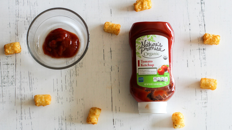 Nature's Promise ketchup with tots