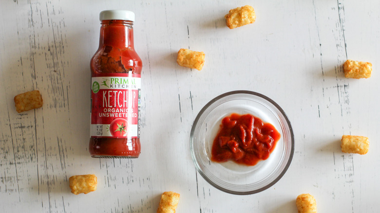 Primal Kitchen ketchup with tots