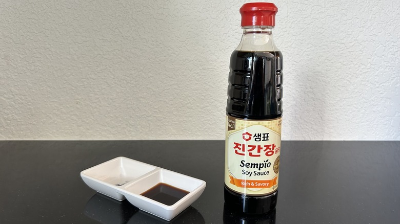 Sempio soy sauce bottle 