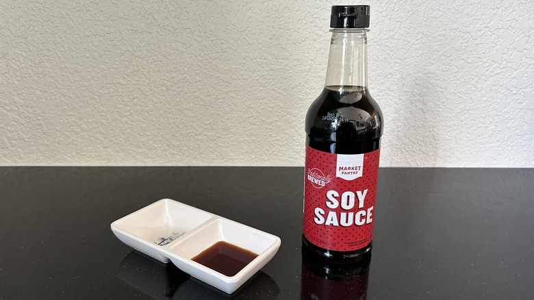 Market Pantry soy sauce bottle 