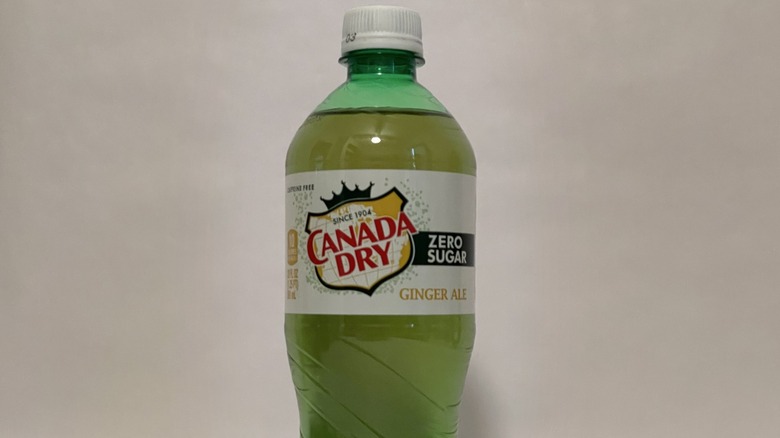 Bottle of Canada Dry Zero