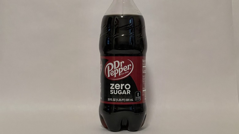 Dr Pepper Zero Sugar bottle