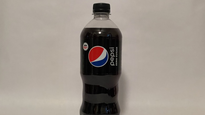 Bottle of Pepsi Zero Sugar