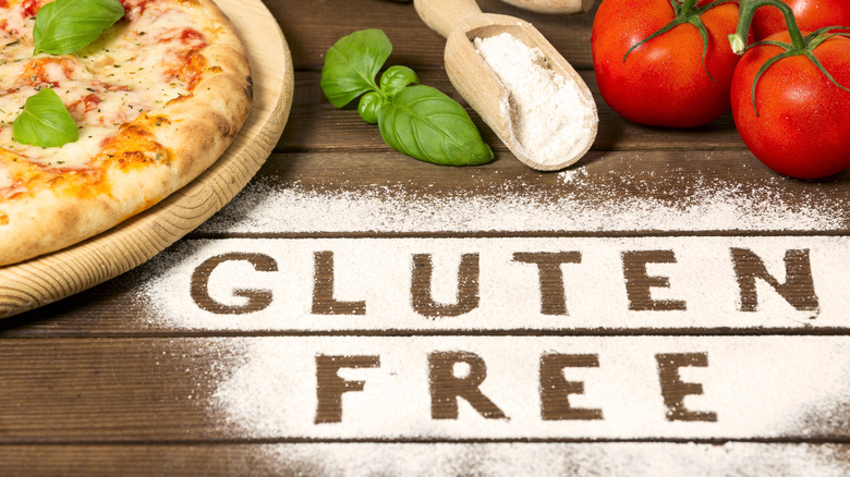 Gluten free pizza and flour