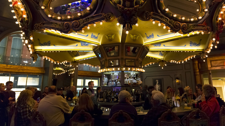 The Carousel Bar and Lounge surrounded by customers