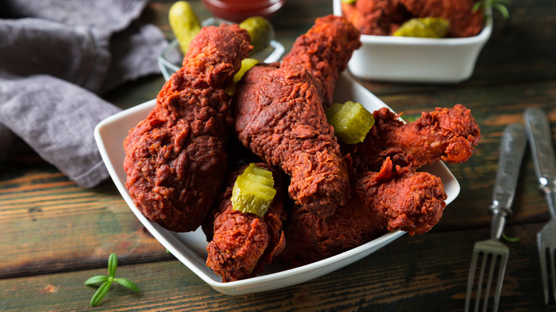 Nashville hot chicken