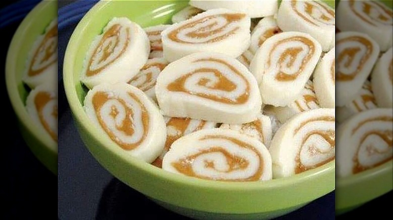 Bowl of potato candy