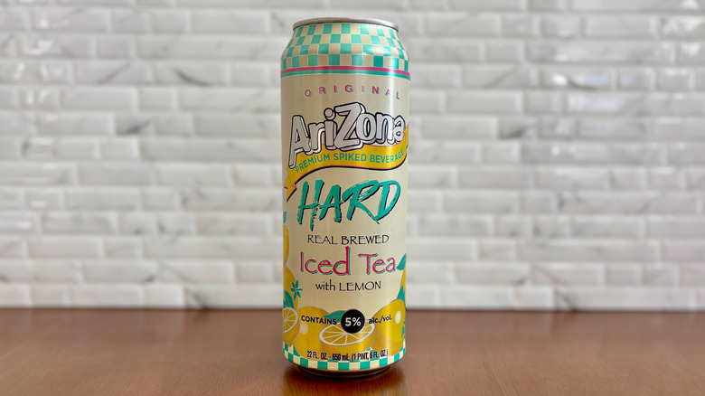 Can of AriZona hard tea