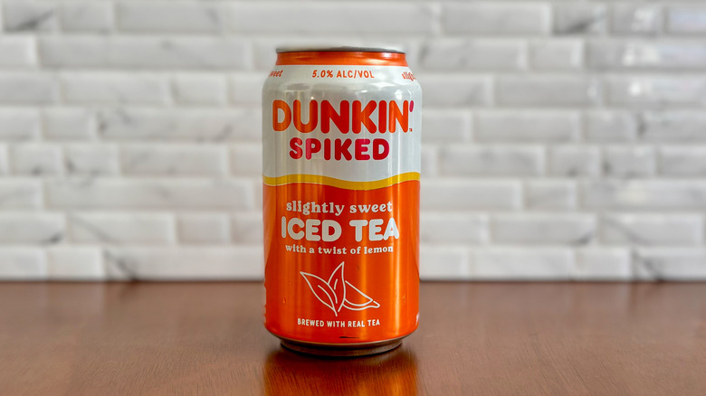 Can of Dunkin' Spiked tea