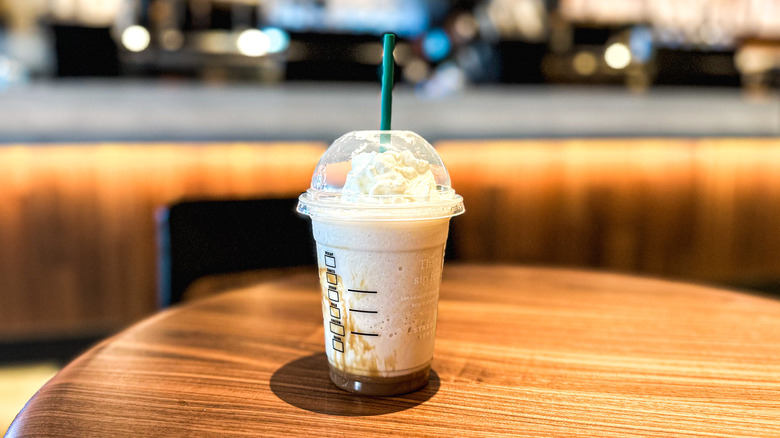 Starbucks drink on table