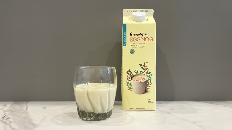 Greenwise Eggnog cup