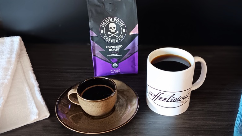 Death Wish espresso roast coffee