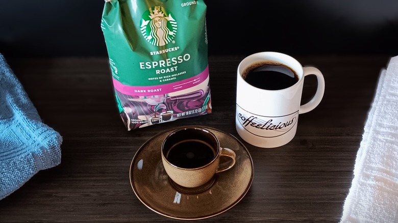 Starbucks espresso roast coffee