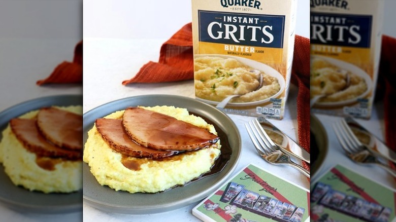 plate of grits