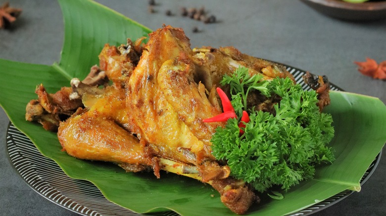 Ayam goreng fried chicken