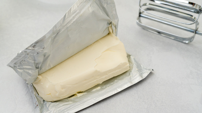 Cream cheese in packet