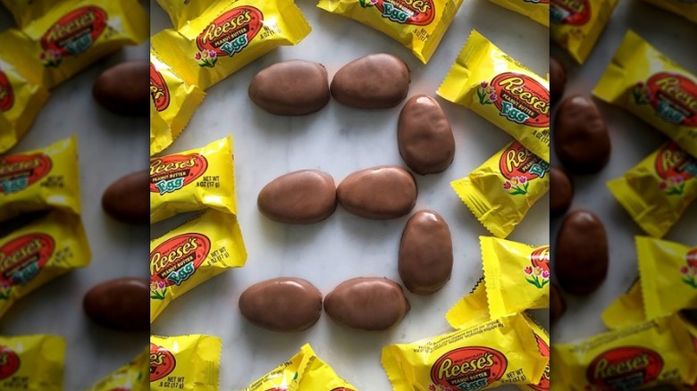 Reese's Eggs in a three