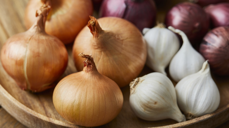 Onions in bowl