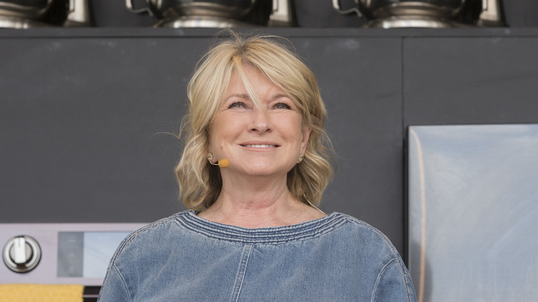 Martha Stewart in the kitchen