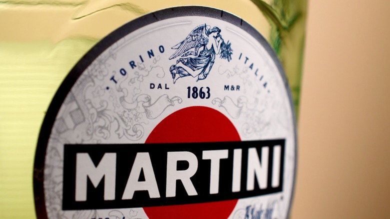 bottle of Martini vermouth