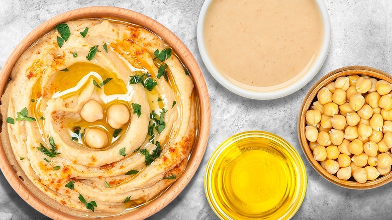 Hummus and its ingredients