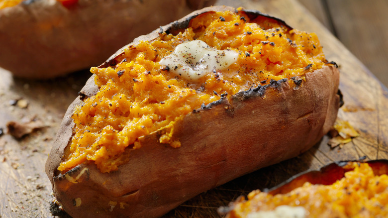 roasted sweet potatoes