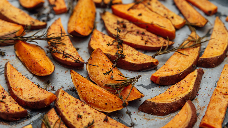 seasoned sweet potatoes