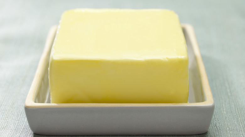 A dish of butter