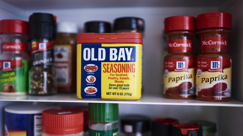 Spice cabinet with old bay