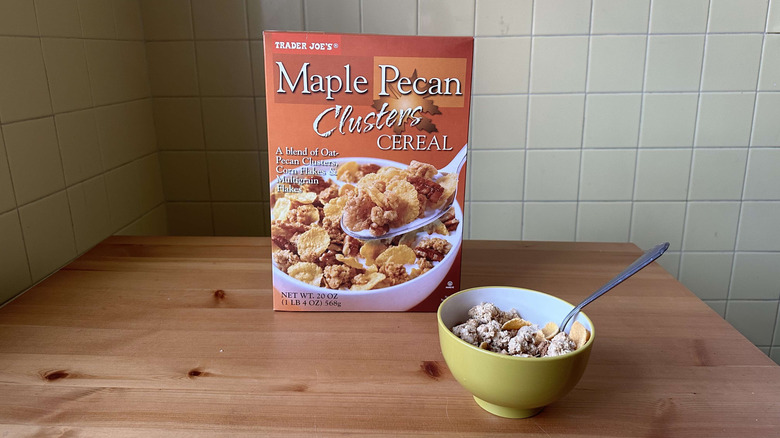 Maple pecan clusters cereal