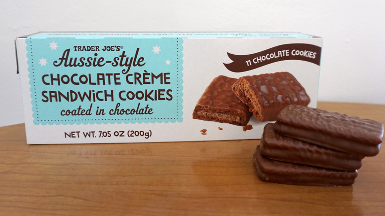 Trader Joe's chocolate sandwich cookies